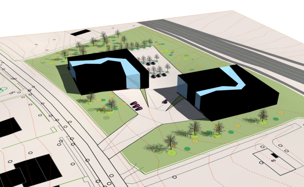 3d visualisering af ideoplæg, arkitekttegning